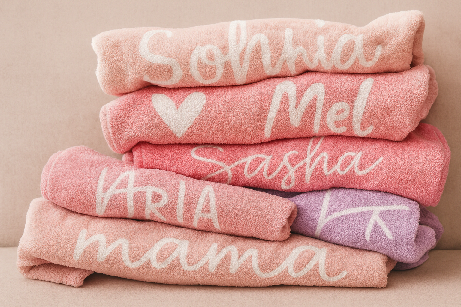 Luxury Personalized Baby Blanket – Custom Printed Velveteen Plush, Elegant Keepsake Gift