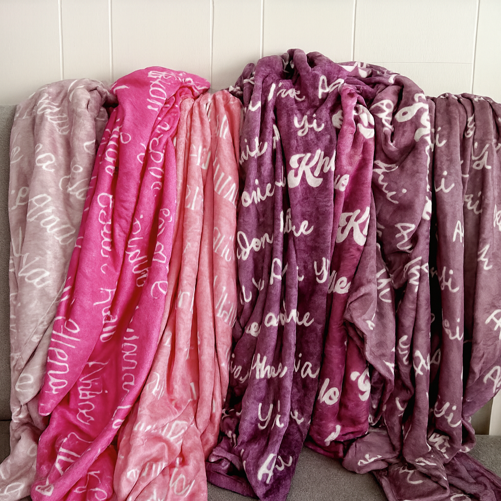 Custom Baby Blanket – Velveteen Plush Personalized Gift for Showers & Birthdays