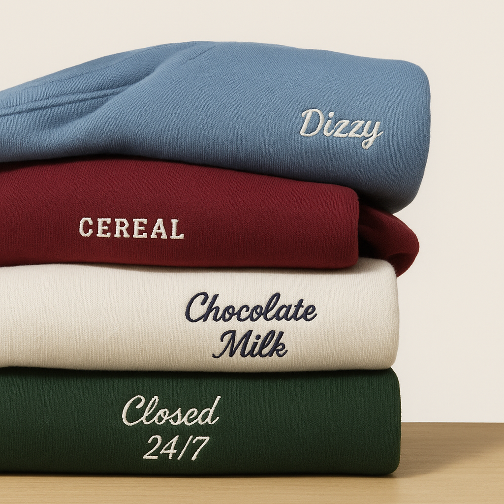 Personalized Embroidered Sweatshirt, Embroidered Sweatshirts, Custom Sweater, Sweatshirts, Custom Crewnecks, Custom Sweatshirt, Custom