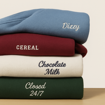 Personalized Embroidered Sweatshirt, Embroidered Sweatshirts, Custom Sweater, Sweatshirts, Custom Crewnecks, Custom Sweatshirt, Custom