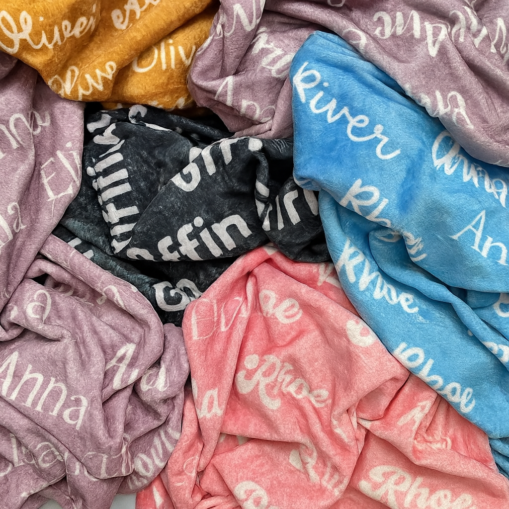 Custom Baby Blanket – Velveteen Plush Personalized Gift for Baby Shower & Everyday Use