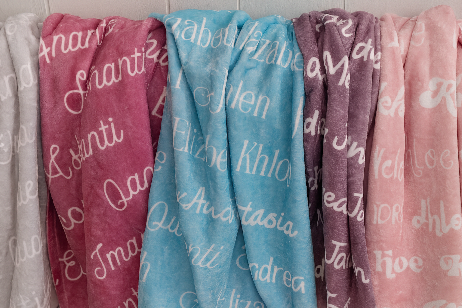 Personalized Plush Toddler Blanket – Velveteen Custom Name Throw for Nap & Travel