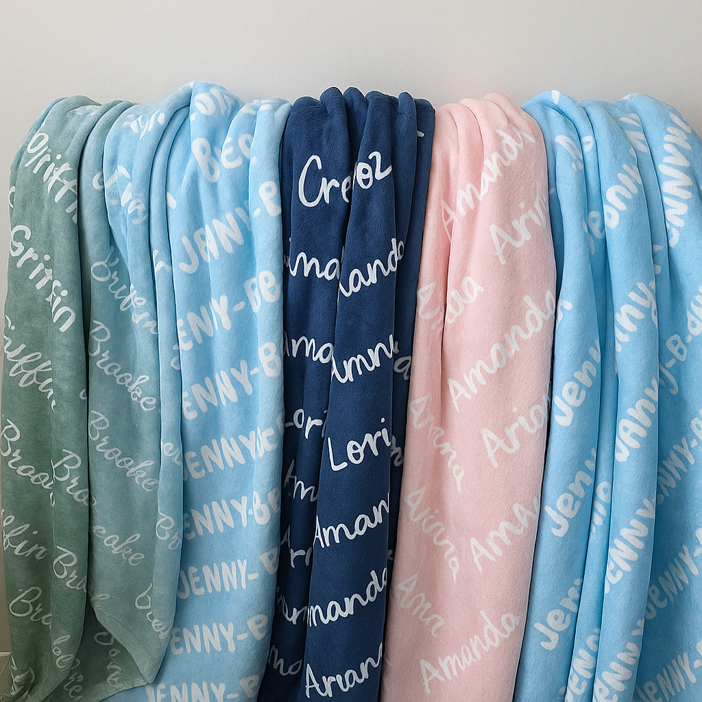 Custom Baby Blanket – Velveteen Plush Personalized Gift for Everyday Snuggles
