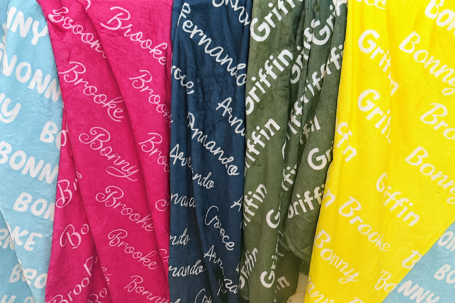 Custom Name Baby Blanket – Velveteen Plush Personalized Gift for Newborns & Toddlers