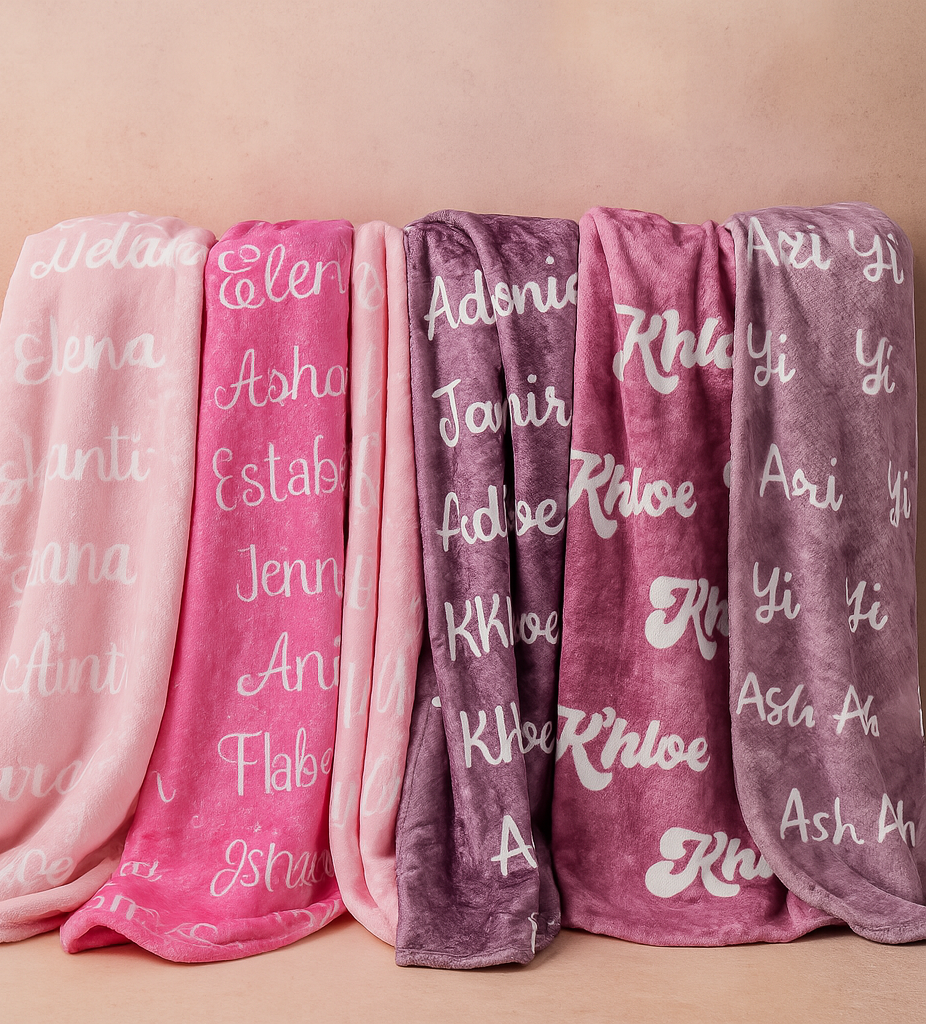 Personalized Kids Blanket – Ultra-Soft Velveteen Plush Gift Idea