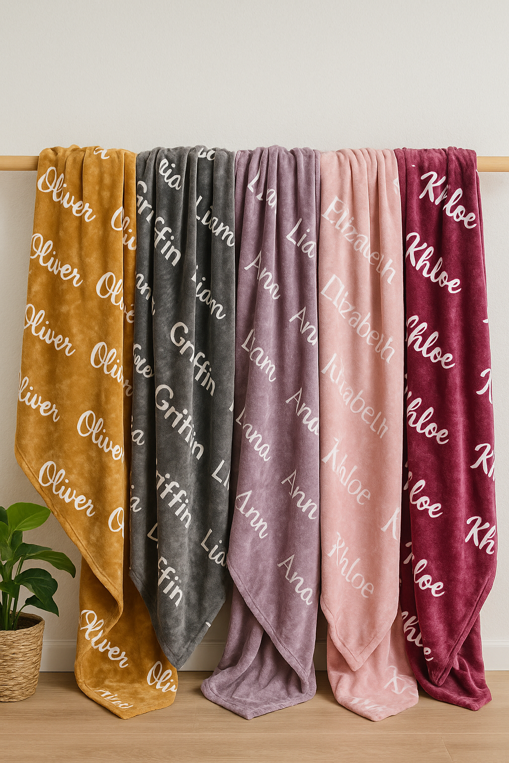 Personalized Kids Blanket – Ultra-Soft Velveteen Plush Gift Idea