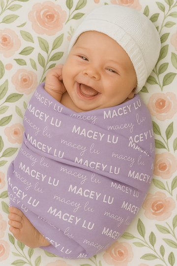 Keepsake Name Blanket – Plush Personalized Throw for Babies & Kids