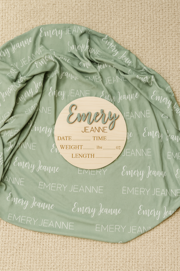 Plush Personalized Name Blanket – Lightweight Comfort for Boys & Girls