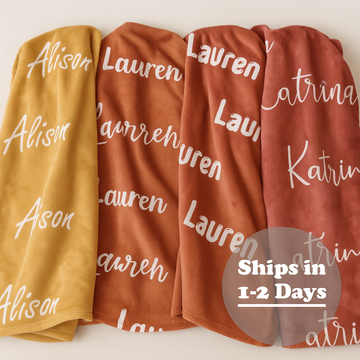 Baby & Toddler Personalized Plush Blanket – A Keepsake for Years to Come