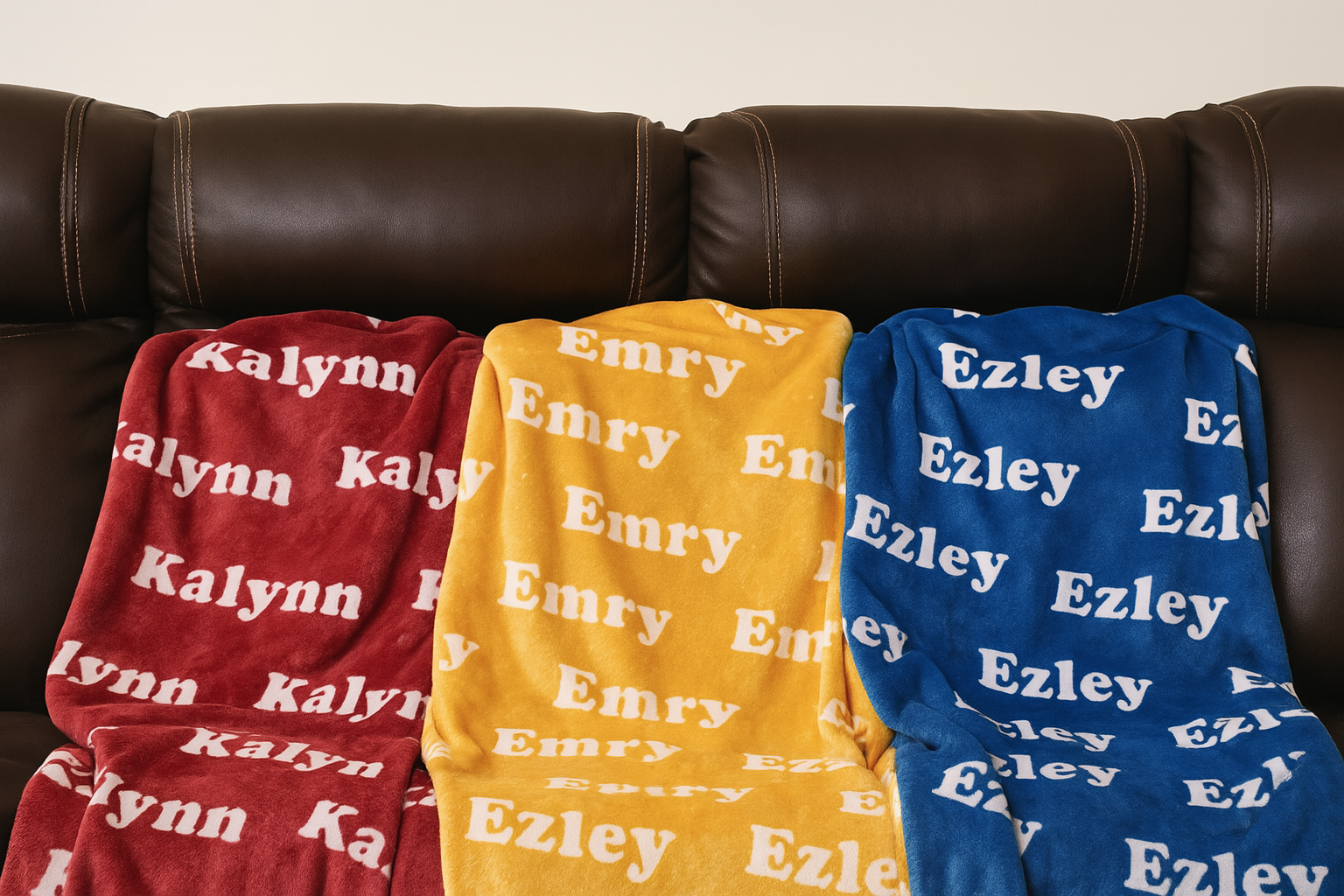 Custom Name Baby Blanket – Soft Velveteen Plush for Snuggles & Naps