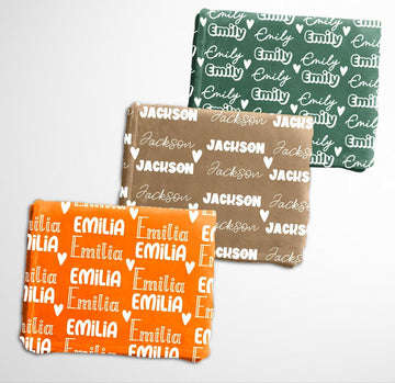 Personalized Name Blanket – Custom Minky Throw for Boys & Girls, Soft Fluffy Baby Blanket, Toddler & Kids Gift